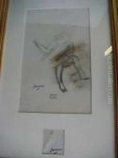 Personnage Et Etude Pour Un Visage - view 1