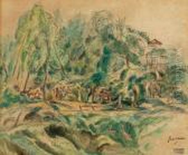 Figure In Landscape - view 1