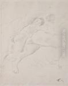 Couple Enlace by Jules Pascin