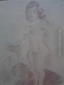 Modele Nu Debout by Jules Pascin
