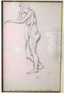 Femme Debout Accoudee