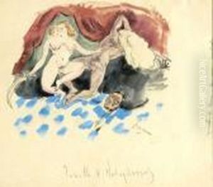Judith And Holophernes by Jules Pascin