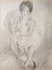 Femme Assise by Jules Pascin