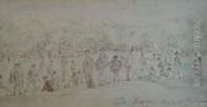 Bois De Boulogne by Jules Pascin