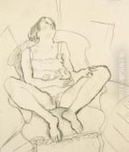 Nu Au Fauteuil by Jules Pascin