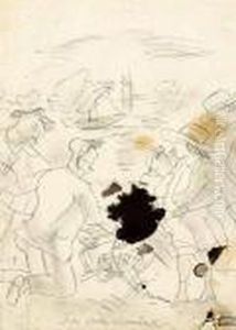 La Peche Miraculeuse. by Jules Pascin