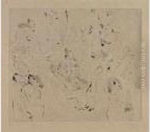 Terrasse De Cafe Animee by Jules Pascin