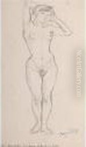Nu Debout by Jules Pascin