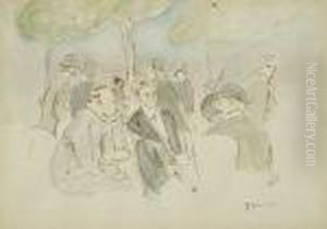 Dans Le Parc by Jules Pascin