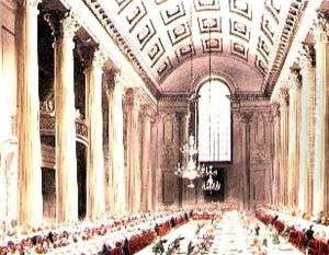 The Egyptian Hall, Mansion House, from Ackermanns Microcosm of London