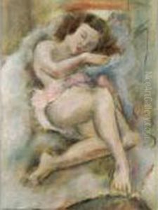 Le Nu Endormi by Jules Pascin