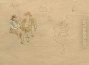 French -- Composite Figure Studies by Jules Pascin