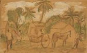 A Village Scene, Panama