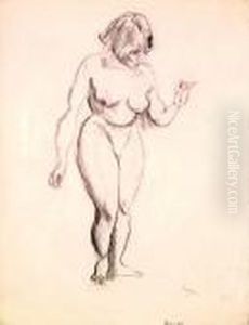 Modele Debout by Jules Pascin