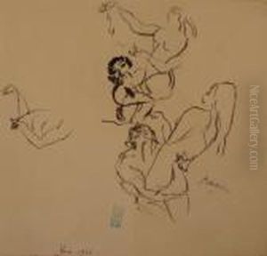 Etudes Pour Bacchanales by Jules Pascin