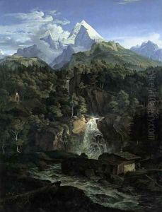 The Watzman c. 1824 by Adrian Ludwig Richter