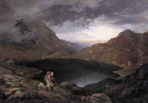 Pool in the Riesengebirge 1839 by Adrian Ludwig Richter