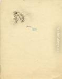 Deux Fillettes Assises by Jules Pascin