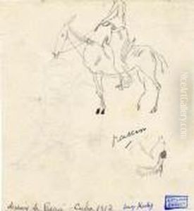 Cavalier Acephale / Petit Cheval (recto Verso) Cavalier Acephale / Petit Cheval (recto Verso)