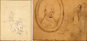 Tete D'enfant / Portrait De Famille (recto Verso)