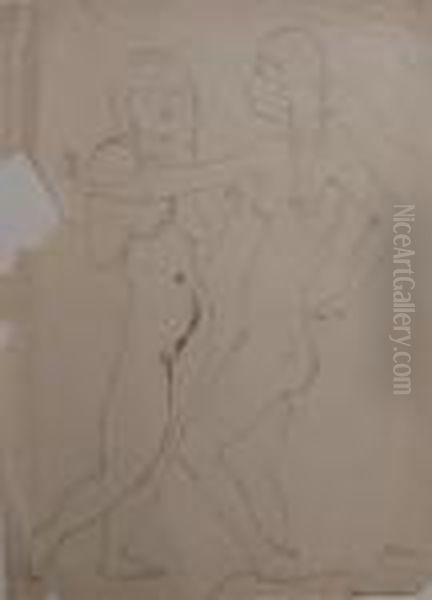 Deux Femmes Nues Dansant - view 1