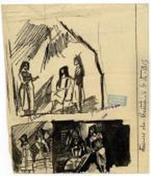 Trois Groupes De Femmes - view 1