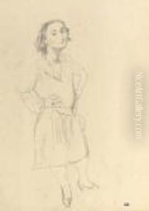 Femme Debout by Jules Pascin