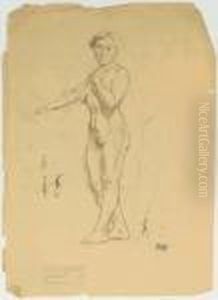 Nu Debout by Jules Pascin
