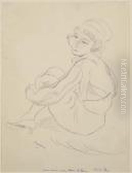 Jeune Femme Assise - view 1