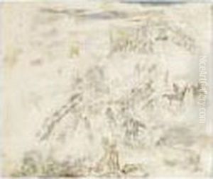Scene De Genre Au Maroc by Jules Pascin