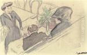 Le Restaurant by Jules Pascin