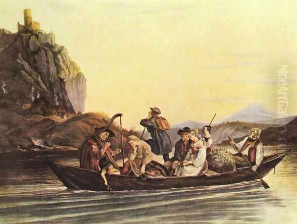 Crossing the Elbe at Aussig (detail) - view 1