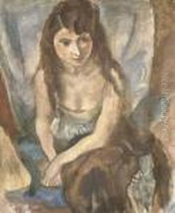 Jeune Femme by Jules Pascin