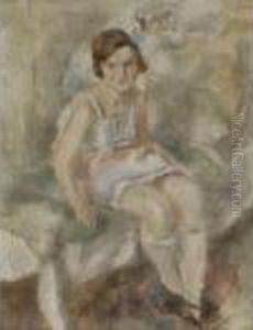 Jeune Femme by Jules Pascin
