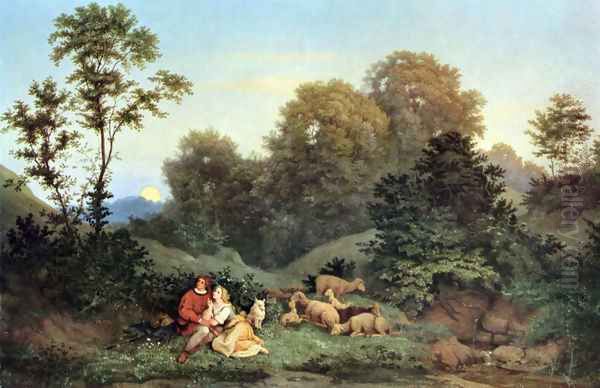 Spring evening - view 1