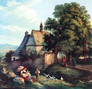 St. Annen church to barley groats in Bohemia