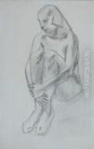 Femme Assise by Jules Pascin