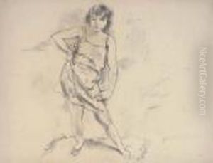 Modele Debout by Jules Pascin