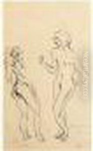 Parodie Amoureuse by Jules Pascin