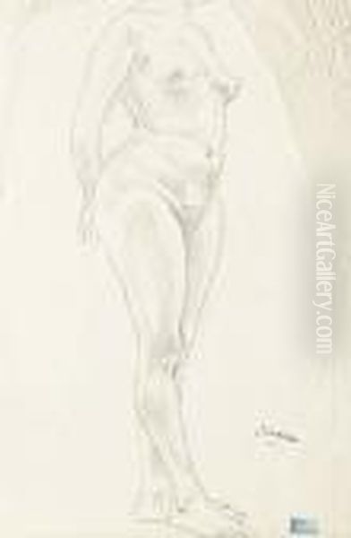 Standing Female Nude - view 1