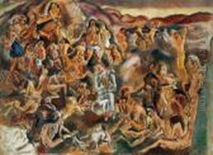 Tempting Of Saint Anthony by Jules Pascin