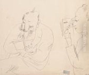 Two Men Reading