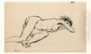 Nu Allonge by Jules Pascin