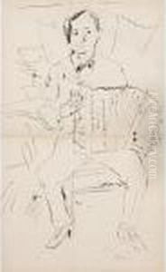 L'accordeoniste by Jules Pascin