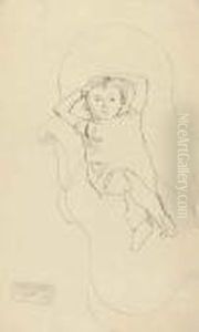 Fille Assise by Jules Pascin
