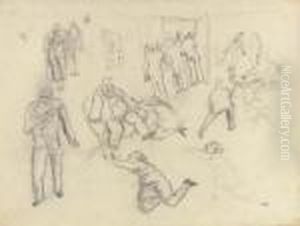La Reception by Jules Pascin