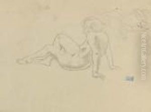 Etude De Nu by Jules Pascin