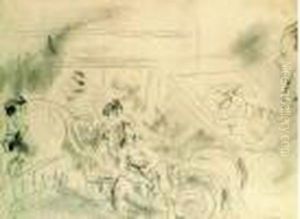 Nu Dans L'atelier by Jules Pascin