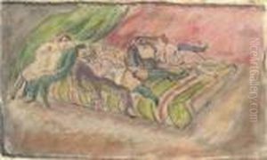 Brothel Scene by Jules Pascin