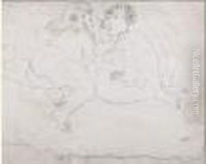 Les Deux Amies by Jules Pascin